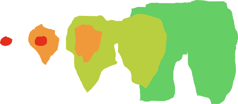 An ’exploded’ view of the pressure map ‘area’ stack.
